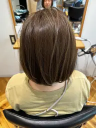 ⚡️白髪ぼかしハイライト＋ケアブリーチ＋カット＋3stepTR⚡️