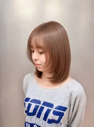 《🩵透明感カラー🩵》カット+ダブルカラー(ブリーチ+フルカラー)