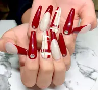 【オフあり】長さ出し10本！ジェルネイル持ち込みアートコース　※チップorスカルプでの長さ出し