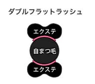 【新バインドロック♪】 ダブルフラットラッシュ50束(100本)5800、60束(120本)6800、再来+1000