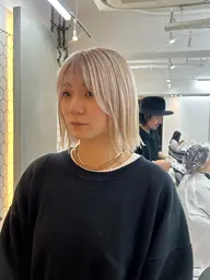 🌈リピーター様🌈カット+ダブルカラー(ブリーチ込)