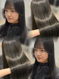 【 期間限定価格🎀 】【ダメージレス】 カット + 髪質改善ケアカラー✨✨ + tr