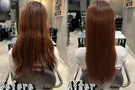 🫧‪【超自然】🫧‪弱酸性縮毛矯正+カット