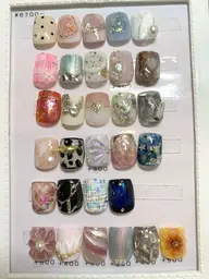 フット親指のみアート🌼(オフなし)