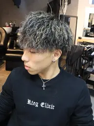 [ミニモ限定]⚡️カット+ツイストスパイラルパーマ+メッシュ⚡️