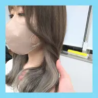 🌈高発色&透明感抜群🌈イヤリングカラー（インナーブリーチ1回と全頭カラー込）+トリートメント（ボブ　韓国ヘア）