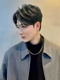 【清潔感up‼️美シルエット✨️】🇰🇷韓国風メンズカット🇰🇷＋ダウンパーマ＋艶トリートメント