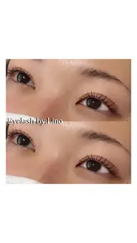 似合わせまつげパーマ✨️お目元に合わせてデザインさせて頂きます！仕上げに束感作ることも可能です👌´-