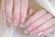 初回ジェルオフ無料💖【チップ長さだし+９０分アートやり放題💖】持ち込み画像OK🌟ニュアンス&ワンホンネイル🆗