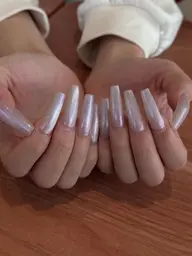 【ハンド】💅🏻【オフあり】💎チップ長さだし10本マグネット、ミラー、オーロラ🍃(どれか1つ)