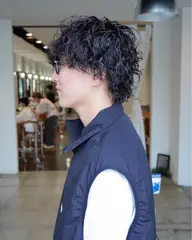 カット＋波巻orツイストパーマ