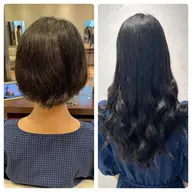 🩷馴染ませカット＋ブリーチ＋オーガニックカラー＋エクステ80本＋トリートメント🩷