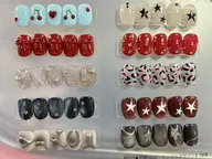 自爪★定額trend・シンプルデザイン】20種　7800yen ★ソフトジェルオフ無料。