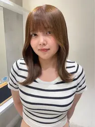 ブリーチ1回 ＋ カラー ＋ カット