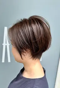 ショート、ショートボブ、ボブ限定♪小顔カット×透明感カラー