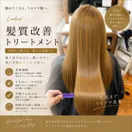 【自分史上最高の艶】髪質改善トリートメントA +(SB込み)¥17820→¥15120