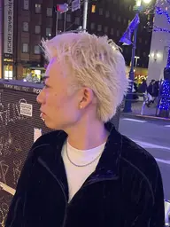 メンズ《ミニモ学割》¥6600ブリーチリタッチのみ＆トリートメント✨️  ／ブリーチ抜きっぱ／抜きっぱなし／ハイトーン