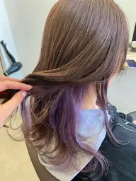 平日限定 インナーカラー🌈¥5500~