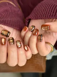 【✨人気NO.1 ニュアンス10本アート✨】オフ込み✨デザイン迷われてる方はこちらがおすすめ🪄🙆♀️