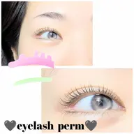 【ミニモ限定】上まつ毛パーマ+下まつ毛パーマモデル　￥3000