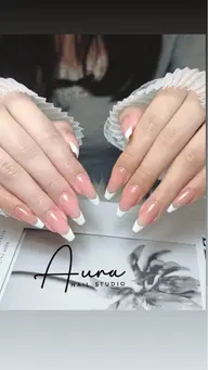 ✨チップ長さ出し✨【おすすめ】ワンカラー/マグネット/ラメ+10本フレンチ