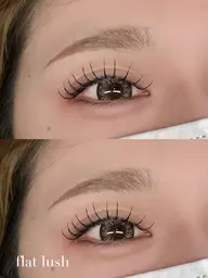 マツエクフラットラッシュLED 80​〜​100本