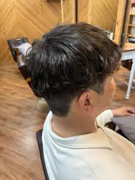 カット、メンズパーマ