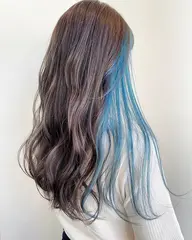 ご新規様【❤️可愛さ抜群🧡】インナーカラー(ケアブリーチ1回＋オンカラー)+全体カラー＋髪質改善生トリートメント🎨