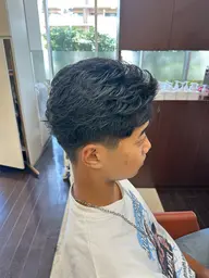 [メンズ/ミニモ限定]似合わせ診断+カット＋朝ラクメンズパーマ[あと5分…を叶えるパーマ😎学校や職場にバレないパーマ]