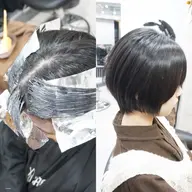 【気になる顔周りに◎✨】カット&前髪顔周り縮毛矯正&2STEPトリートメント