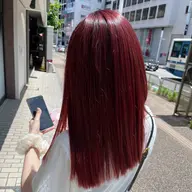 👑人気No.1👑爆モテ確定🫶🏻カット＋ブリーチなし盛れダブルカラー🍒