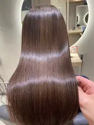 💎髪質改善ケアカラー+TOKIO超音波トリートメント 【カットなし】¥12900