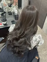 【痛ませず透明感を出したい方オススメ✨】ブリーチなしダブルカラー(透明感エドルカラー)➕保湿ケア