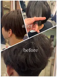 『⚠️🉐梅雨の時期お早めに！！⚠️』メンズ縮毛矯正＋ケアトリート付き！