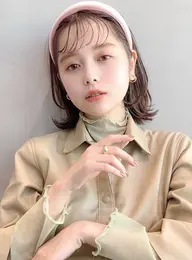 カット+ブリーチなしダブルカラー+髪質改善トリートメント¥24200[E-6京橋]