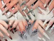 【オフなし/期間限定オーナー施術◎】アクリル×チップ！最強ハイブリッドスカルプ✨150分やり放題💙