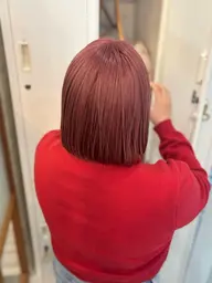 ケアカラー＋イヤリングカラー＋マイクロバブル ※女性限定