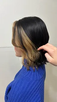 🧚🏻学生限定🧚🏻カット➕インナーブリーチカラー➕トリートメント