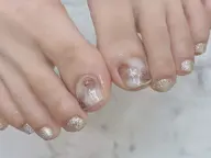 フット 親指アート定額(ジェルオフ込)