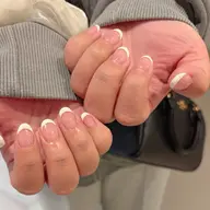 【オフあり】💛フレンチネイル（研修生）⚠️今ついているネイルのお写真を送付してください。お支払い現金のみ