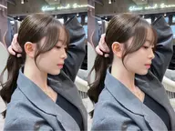 【盛れる顔周り⭕️】【髪質改善】韓国風カット➕前髪縮毛矯正➕うる艶1stepトリートメント