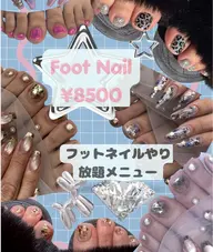ジェルネイル 【8500】フットやり放題★