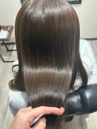 カット＋髪質改善縮毛矯正＋カラー＋毛髪補修トリートメント