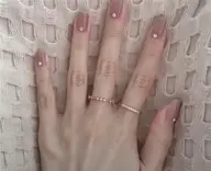 【平日限定🤍】ワンカラー➕ 小さなストーン10個💎