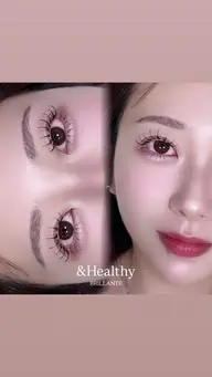 【LED】&healthy(アンドヘルシー) +下まつ毛エクステorパーマ