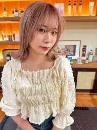 ダブルカラー（ブリーチオンカラー、ブリーチリタッチオンカラーどちらでもご案内可能です!）