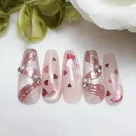 【ハンドオフなし】🍒チップ長さだし＋アート120分🍒