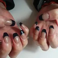 【長さだし10本/フレンチ】ドライケア込み/マグネットなども◎/ジェルスカルプ/シンプルネイル