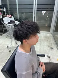 【似合わせカット】メンズカット+パーマ