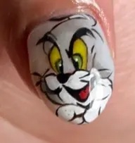 痛ネイル〔二次元アート〕2本💝＋ワンカラー11000円※予めやりたい画像とコンセントの穴に爪を並べた写真を送って下さい